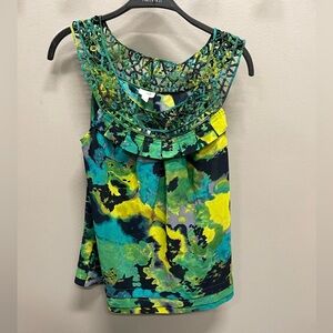 Odille Multicolor Sleeveless Blouse